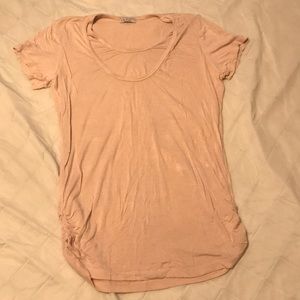Pink maternity/nursing shirt